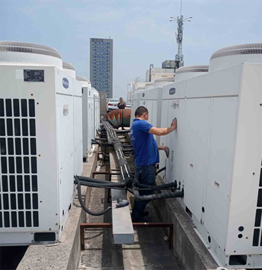 青川中央空调制热和不制冷系统维修方法